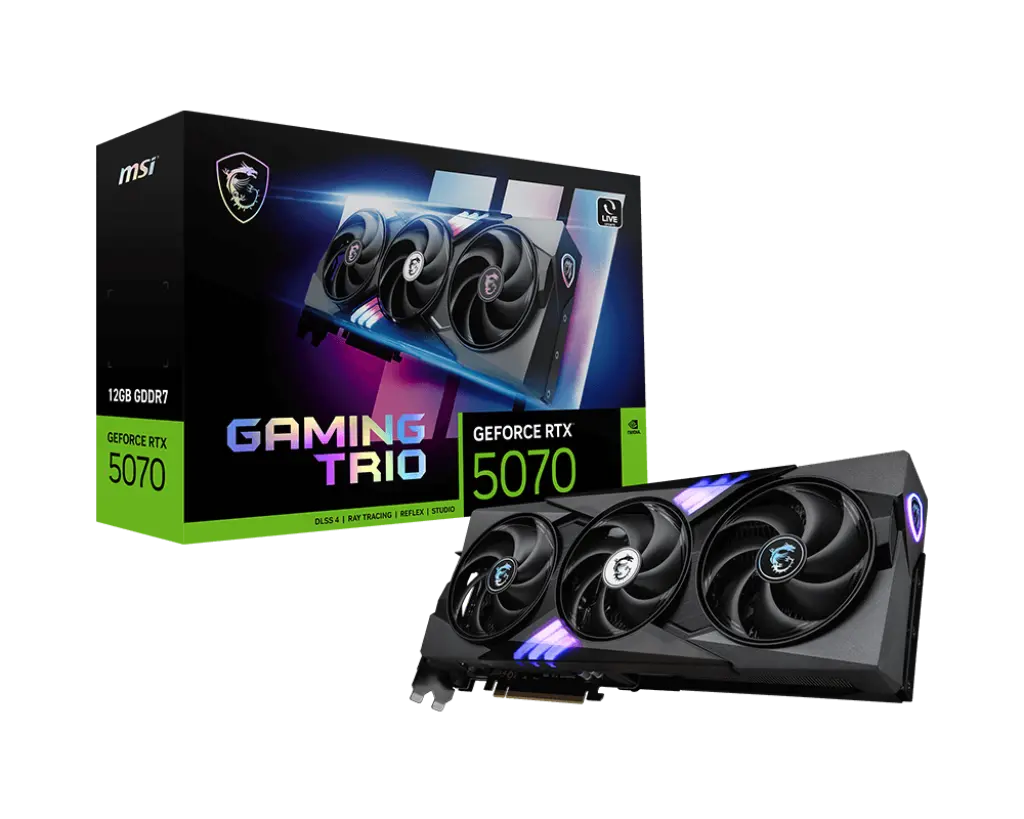 MSI GeForce RTX™ 5070 12G GAMING TRIO
