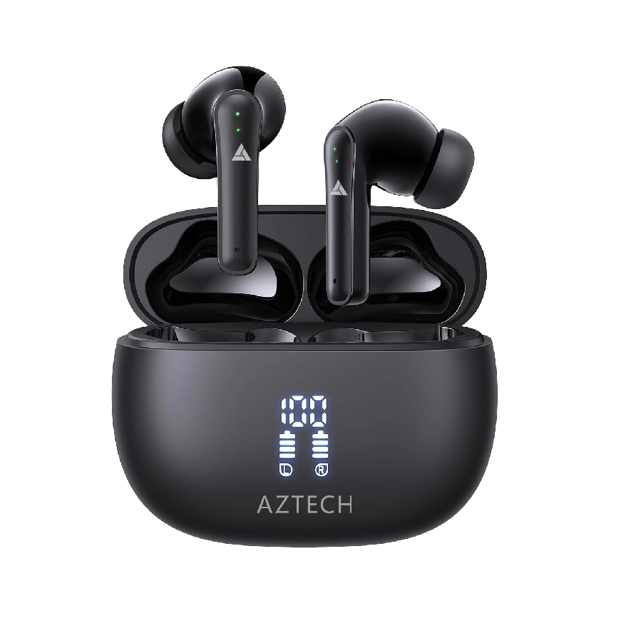 Wireless Earbuds with LED Digital Display Charging Cas